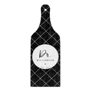 Personalisierter Name Doktor der Medizinischen Fak Schneidebrett