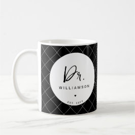 Personalisierter Name Dr. Doctor Abschluss Kaffeetasse