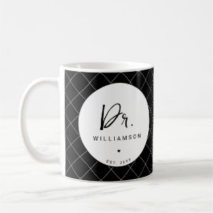 Personalisierter Name Dr. Doctor Abschluss Kaffeetasse