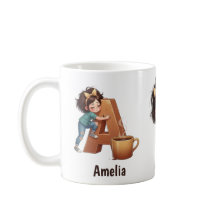 Personalisierter Name & Ein verschlafener Morgen P