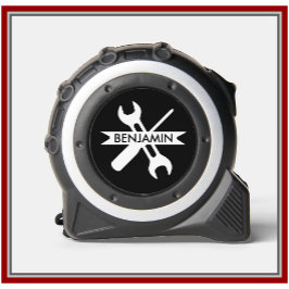 Personalisierter Name eines benutzerdefinierten Ge Maßband