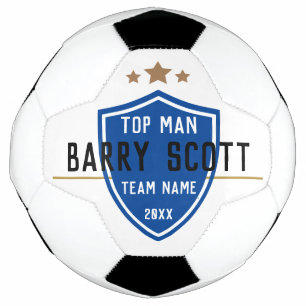 Personalisierter Name eines Fußballspielers Fußball