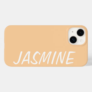 Personalisierter Name Einfach Modernes Minimales M Case-Mate iPhone 14 Hülle