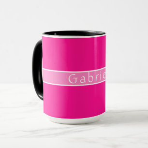 Personalisierter Name Einfach scharf Tasse