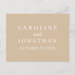 Personalisierter Name Einfach Stylisch Moderne Hoc Postkarte