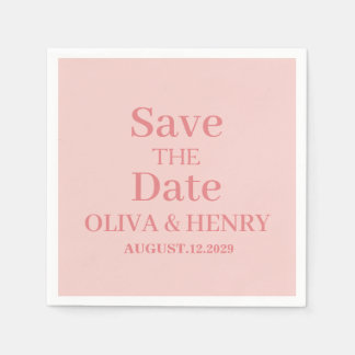 PERSONALISIERTER NAME EINFACH STYLISCH SAVE THE DA SERVIETTE