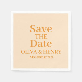 PERSONALISIERTER NAME EINFACH STYLISCH SAVE THE DA SERVIETTE