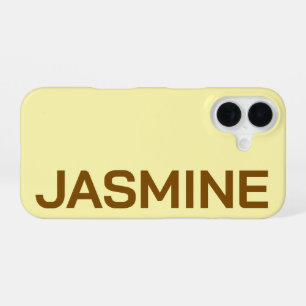 Personalisierter Name Einfache Minimale Monogram M iPhone 16 Hülle