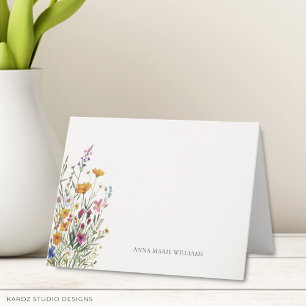 Personalisierter Name Elegant Boho Chic Gefaltet