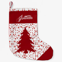 Personalisierter Name Elegant Xmas Tree Snow Hail