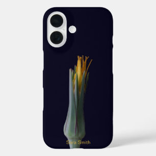 Personalisierter Name Elegante Flora Moderne Wildb iPhone 16 Hülle