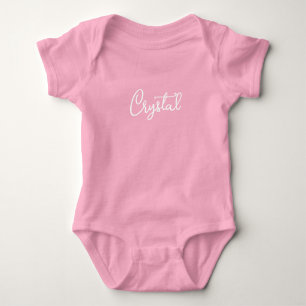 Personalisierter Name - Erstellen Sie Ihren eigene Baby Strampler