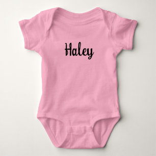 Personalisierter Name - Erstellen Sie Ihren eigene Baby Strampler