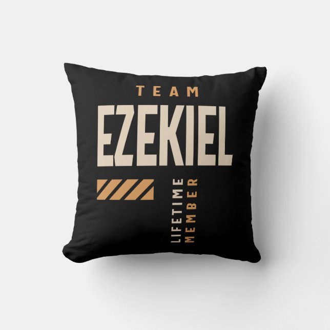 Personalisierter Name Ezekiel - Funny Ezekiel Kissen (Vorderseite)
