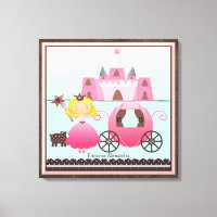 Personalisierter Name Fairy Princess Castle Custom