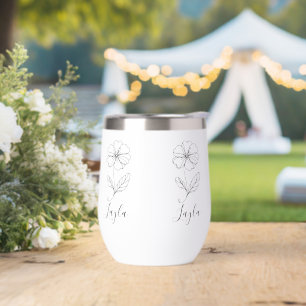 Personalisierter Name Februar Primrose Geburtsdatu