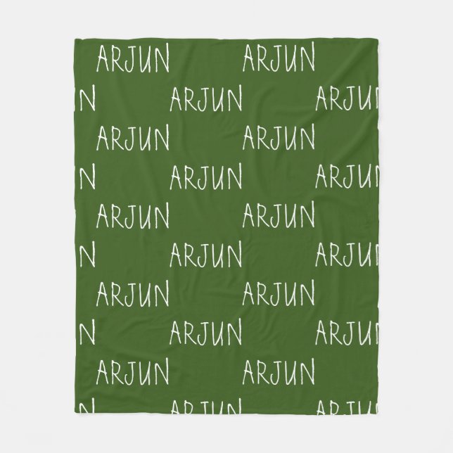 Personalisierter Name Fleece Blanket (Vorderseite)