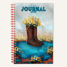 Personalisierter Name: Floral Boot with Humming bi