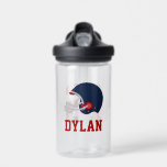 Personalisierter Name Football Trinkflasche<br><div class="desc">Personalisiertes Kindersportdesign.</div>