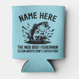 Personalisierter Name Forellenangler Dosenkühler