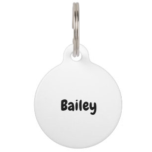 Personalisierter Name Foto Artwork Cat Dog SM Haustiermarke