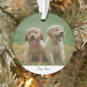 Personalisierter Name Foto Ornament