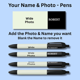 Personalisierter Name & Fotostift Kugelschreiber