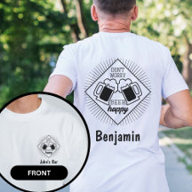 Personalisierter Name Funny Bar Crew Pocket Design