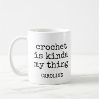 Personalisierter Name Funny Crochet Lover Spaß Zit