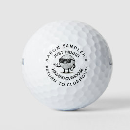 Personalisierter Name Funny Love Balls Cool Trendy Golfball