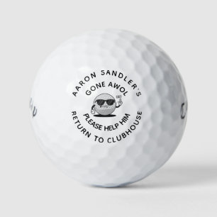 Personalisierter Name Funny Love Golf Balls für Go Golfball