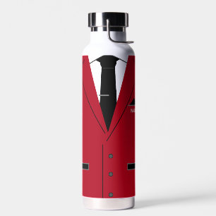 Personalisierter Name Funny Water Flasche Roter An