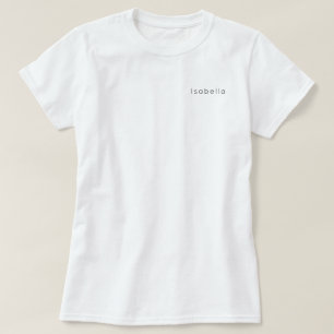 Personalisierter Name für Frauen Mädchenausstattun T-Shirt