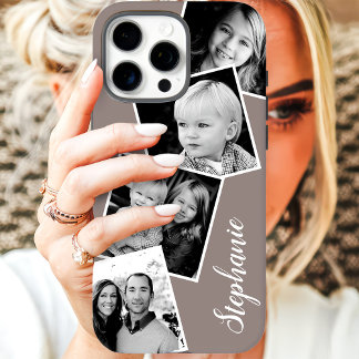 Personalisierter Name für Instagramm-Fotocollage iPhone 16 Hülle