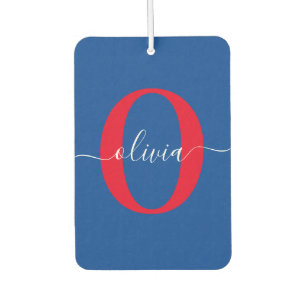 Personalisierter Name für Monogramm Autolufterfrischer