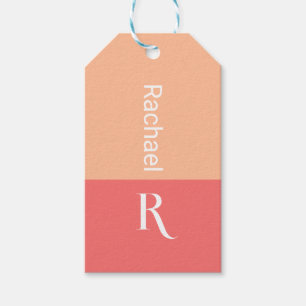 Personalisierter Name für Monogramm Geschenkanhänger
