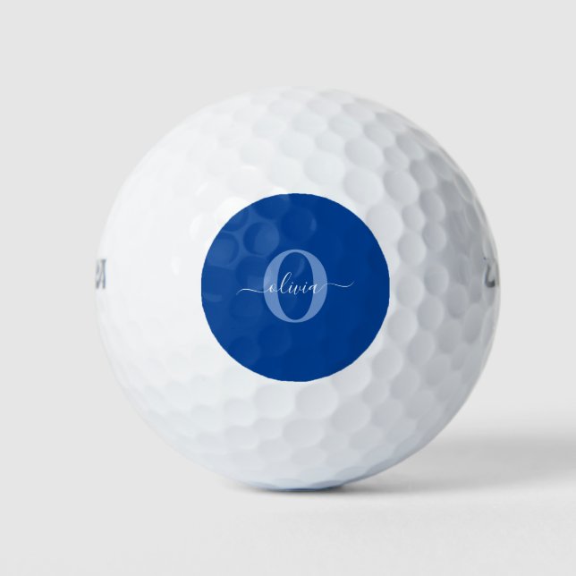 Personalisierter Name für Monogramm Golfball (Vorderseite)