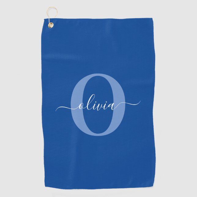 Personalisierter Name für Monogramm Golfhandtuch (Vorderseite)