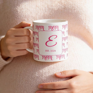 Personalisierter Name für neue Mütter Established Kaffeetasse