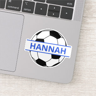 Personalisierter Name Fußball Ball, Fußball Custom Aufkleber