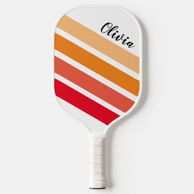 Personalisierter Name gestrichen Pickleball Schläger (Vorderseite)