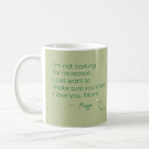 Personalisierter Name Golden Retriever Hundemutter Kaffeetasse