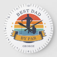 Personalisierter Name Golf Vater Par Birthday Retr