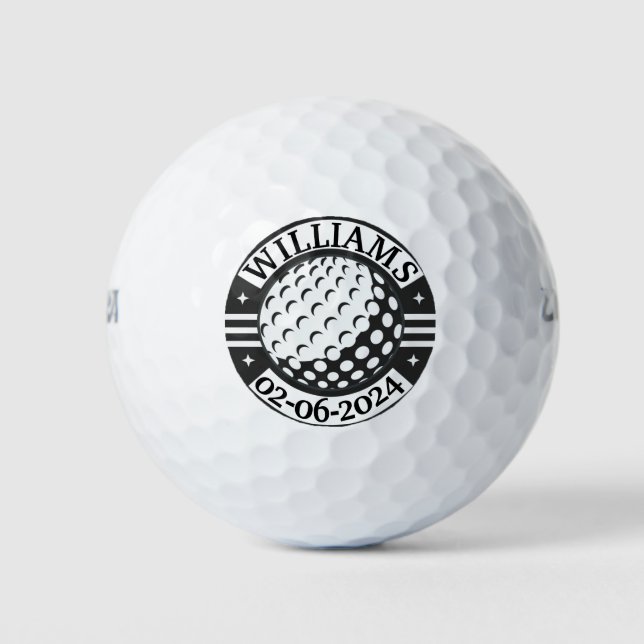 personalisierter Name Golfball (Vorderseite)