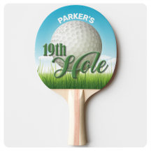 Personalisierter NAME Golfer Golf Pro Ball 19. Loc