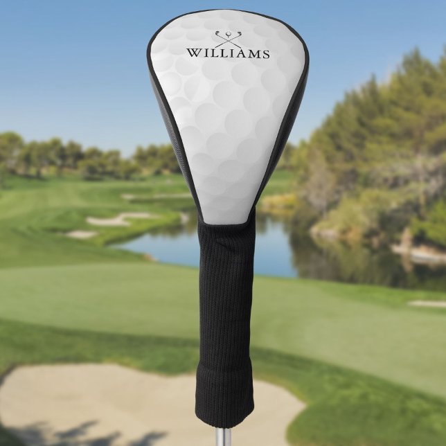 Personalisierter Name Golfklubs und Ball Golf Headcover (Personalized Name Golf Clubs And Ball Golf Head Cover)