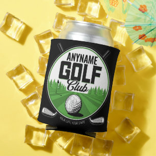 Personalisierter NAME Golfprofi Golfclub-Spieler   Dosenkühler