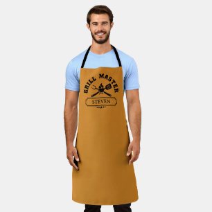 Personalisierter Name Grill Master Name Schürze