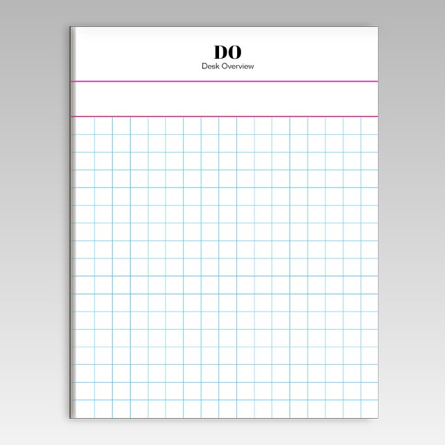 Personalisierter Name Grosser Quadrat Graph Paper  Notizblock (Von Creator hochgeladen)