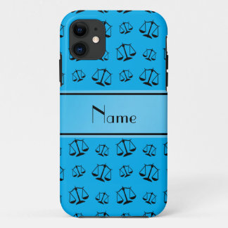 Personalisierter Name Himmelsblau Case-Mate iPhone Hülle